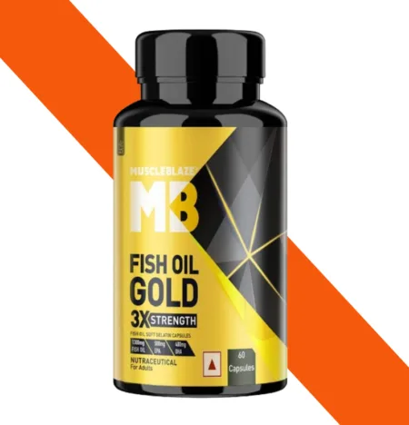 MUSCLEBLAZE GOLD FISH OIL 60CAPSULES