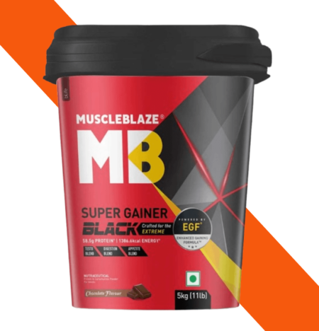 MUSCLEBLAZE SUPER GAINER BLACK