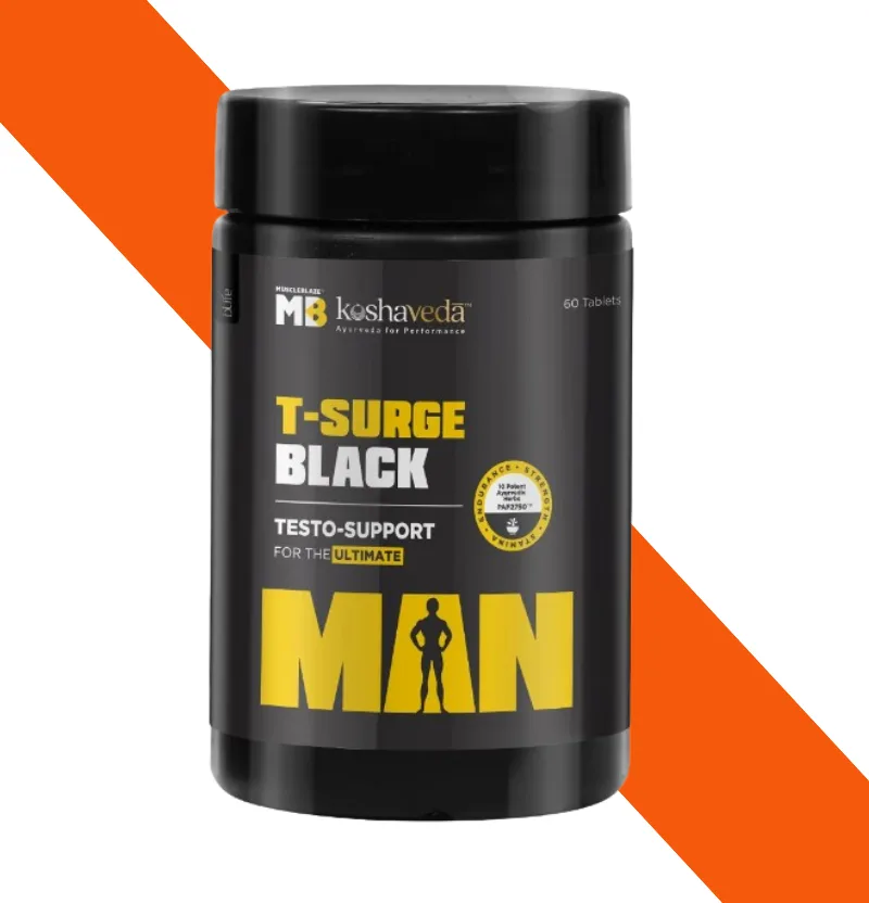 MUSCLEBLAZE T-SURGE BLACK