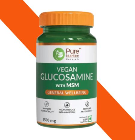 PURE NUTRITION VEGAN GLUCOSAMINE WITH MSM 60TABLETS