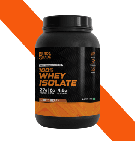 NUTRA GRADE 100% WHEY ISOLATE 1KG