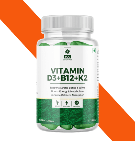 TOC VITAMIN D3+B12+K2 60TABLETS